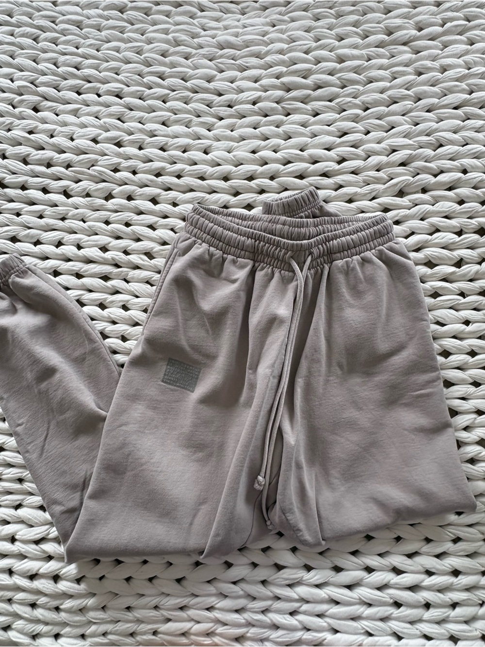Noize Taupe Elastic Waist Sweatpants